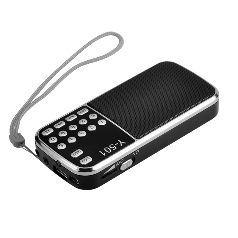 Radio wholesale Y-501 elderly portable small mini speaker walkman plug in U disk charging multi-function audio. 