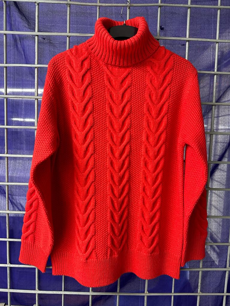High Quality Exclusive Turtle Neck Pullover For Women. 