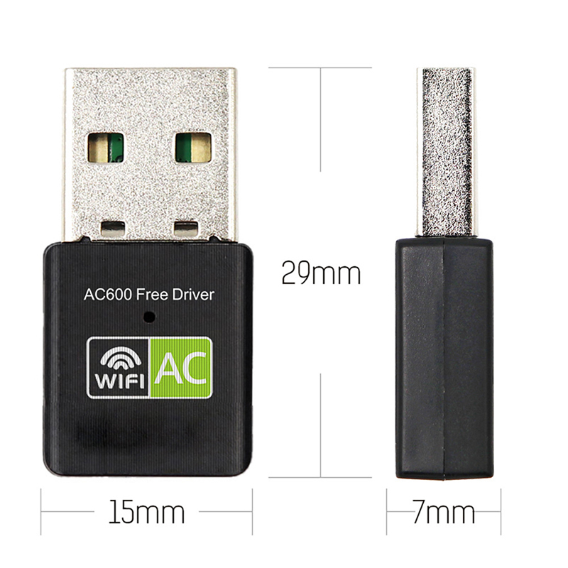 Free Driver USB Wifi Adapter 600Mbps Wi fi Adapter 5ghz Antenna USB Ethernet PC Wi-Fi Adapter Lan Wifi Dongle AC Wifi Receiver Demoo. 