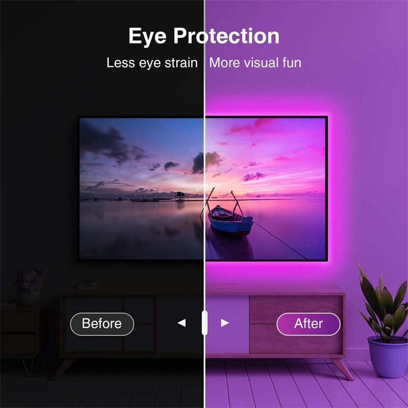 5V USB LED Strip Lights RGB Tape 5050 2835 0.5m- 5m Bluetooth Flexible Lamp Tape Diode Ribbon TV Backlight With Remote Control. 