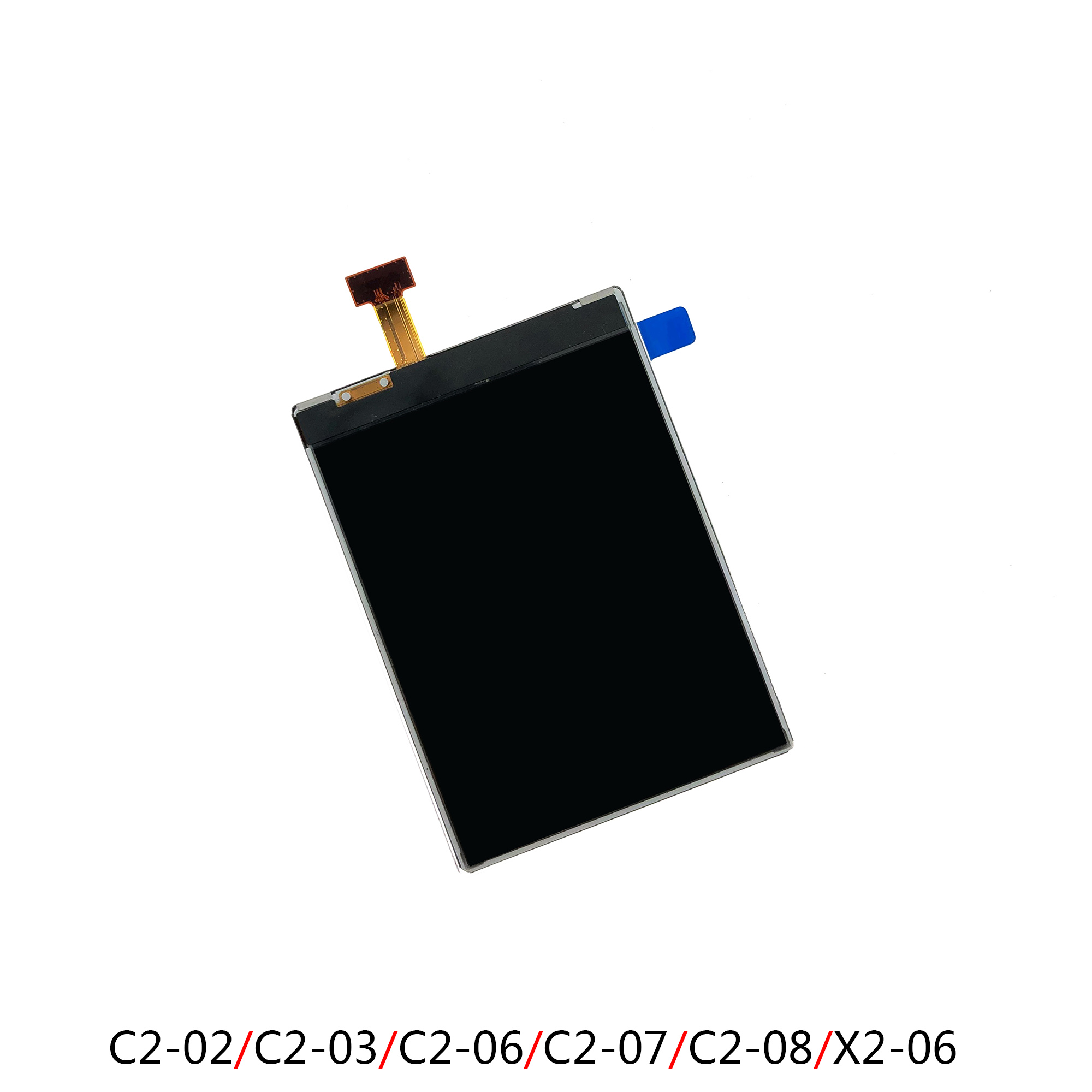 For Nokia 3208c 7230 C2-02 cell phone LCD X2-06 X2 X2-00 LCD Display Screen X3 X3-00 C5 C5-00 2710C 7020 LCD Part Replacement. 