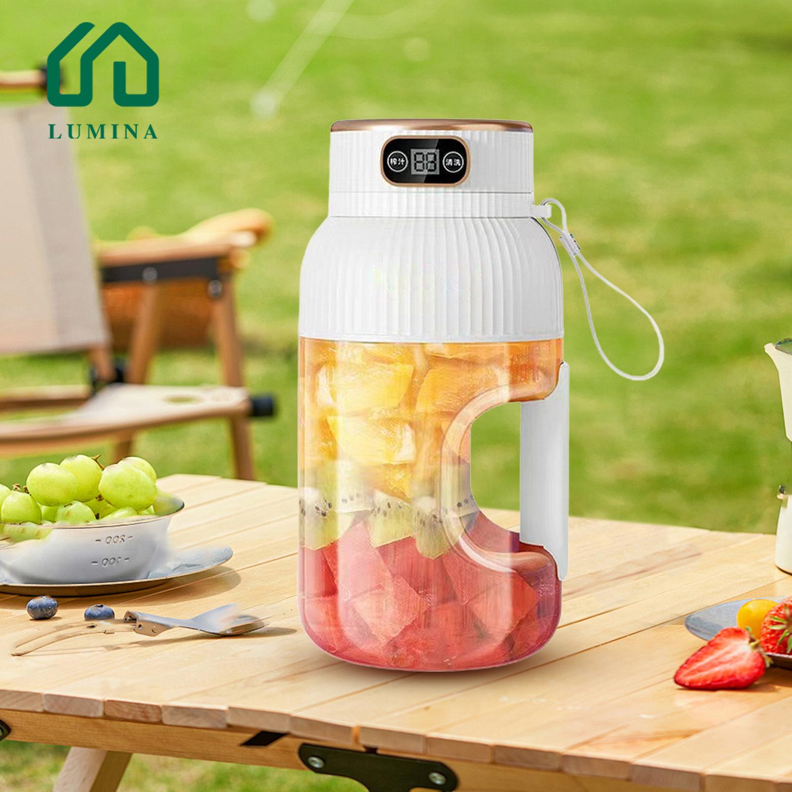 Lumina Cordless Fruit cer rle Cordless Usb Rechargeable Smoothie B er with Di l Display Multifunctional cer for On-t-go Use Rechargeable rle cer. 
