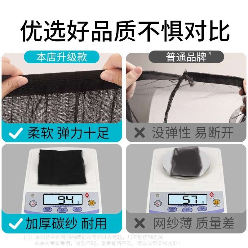 Car sunshade screen, window net, curtains, insect and sun proof privacy, car mosquito net. 