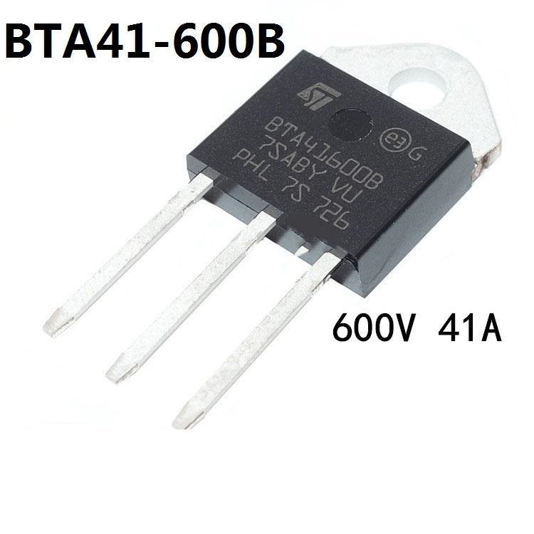 B Class Industrial BTA41 BTA41-600B 600V 40A TRIAC Thyristors IC Power TRIAC Thyristor IC Electronics Circuitry & Parts. 