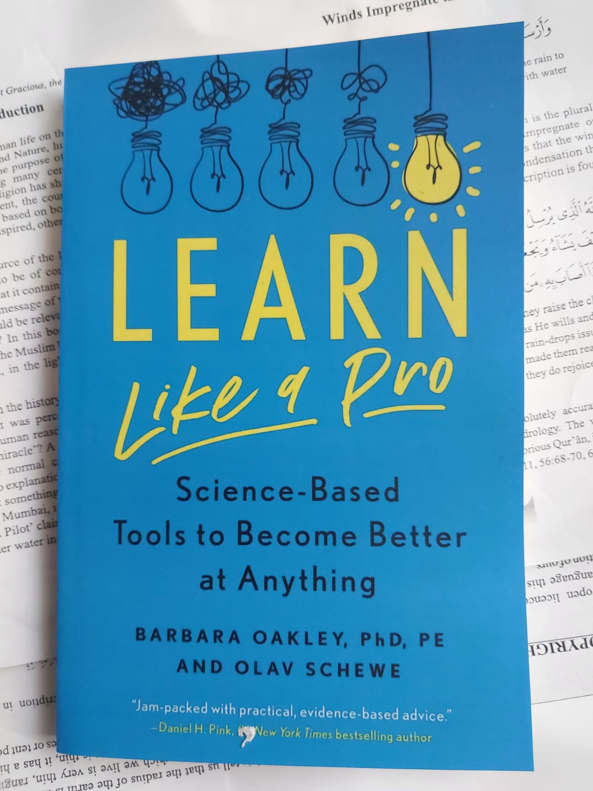 Learn Like a Pro: Science-Based Tools to Become Better at Anything by Barbara Oakley and Olav Schewe. 