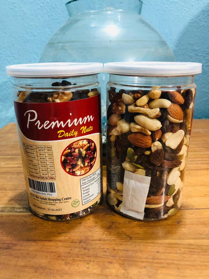 Premium daily mixed Nuts - 300gm(Malaysian)