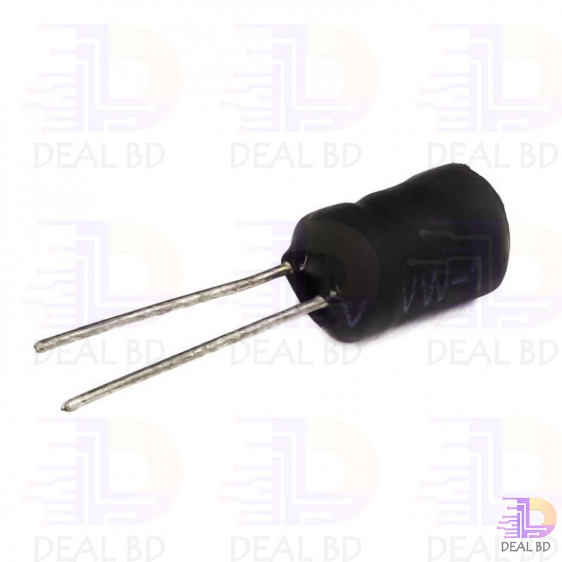 10Pcs- Radial Inductor 33uH Magnetic Core Drum Core Choke Power Inductor Through Hole Lead For P.C.B Board Electronics Projects DIY. 