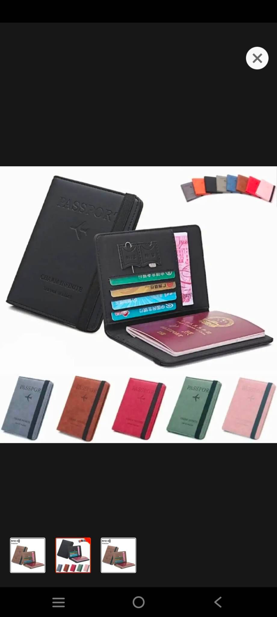 Airelle Digital Goods Multi-Function Creditt Cards Holder Leather Document Package Passporrt Holder Passporrt Bag Wallet Travel Cover