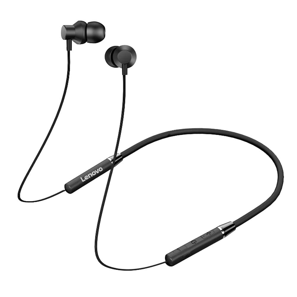 Lenovo HE05 Bluetooth Headphone 0.6m Wireless Earphone BT5.0 Sports Sweatproof Headset IPX5 with Mic Noise Cancelling