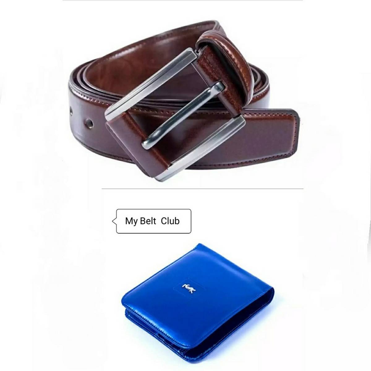 Multicolor Artificial leather belt and wallet combo  for men - Wallet For Men - Money Bag For Men - মানি ব্যাগ - Wallet For Men