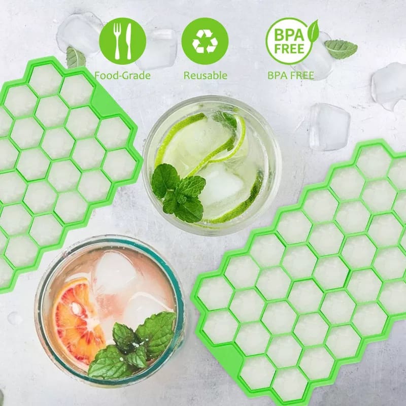 Silicone Ice Cube Tray 37 Cavity Ice-making Box. 
