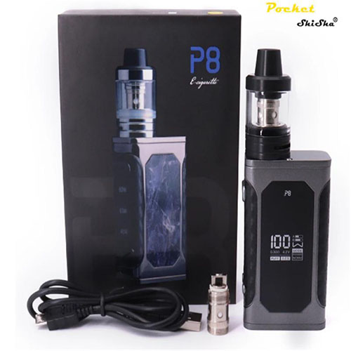 International PRC product high performing Vape E cigarette Pod Kit Empty Vape Tank Starter Kit P8 100w - 1 piece