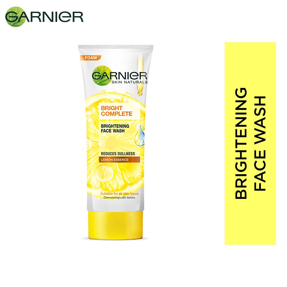 International European product Skin care Garnier Bright Complete face wash used for female - 100 gm. 