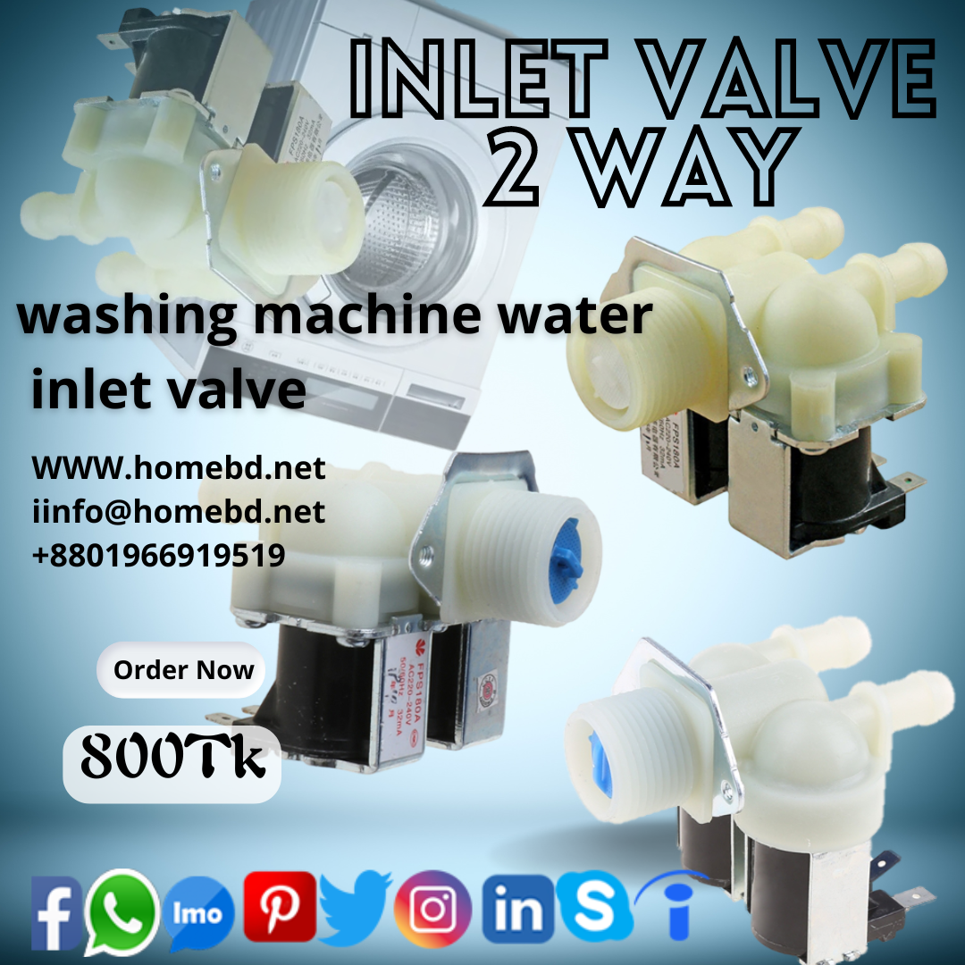 Washing Machine Solenoid Valve. Washing Machine Water Inlet Replace.Double Valve.Replacement washing machine  inlet valve.Washer Inlet Valve Replace. 220V. 