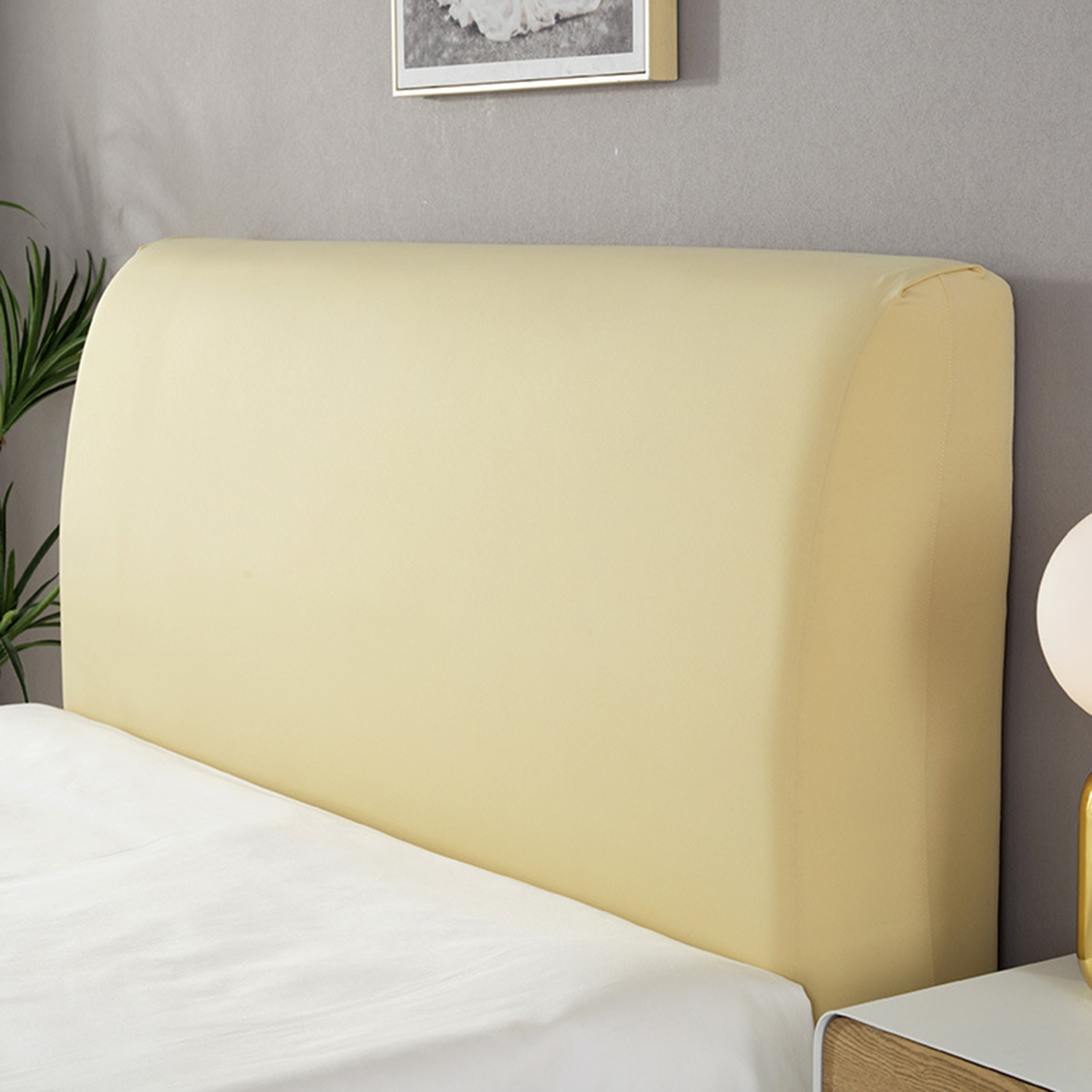 Bedside Protector Flexible Scratch Resistance Headboard Cover. 