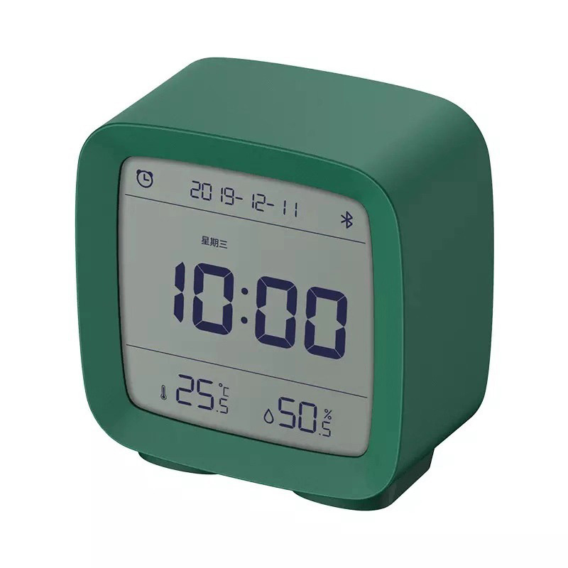 Bluetooth Temperature Humidity Sensor Night Light LCD Alarm Clock Mihome App control Thermometer Fidelity design. 