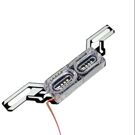 Motorcycle led flashing light or pulis light - 3 color blinking