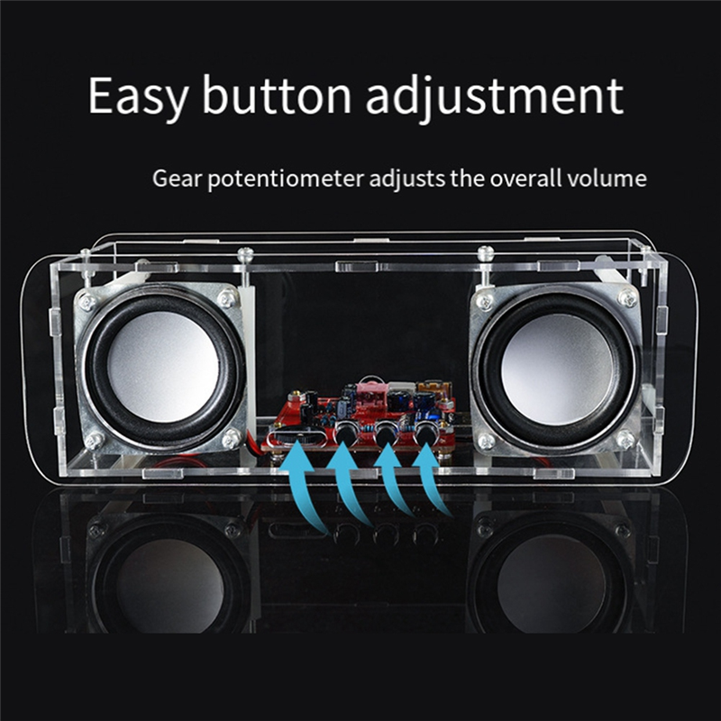 DIY Bluetooth Speaker Kit Electronics DIY Soldering Project Practice Solder Assembly DIY Electronic Kit Component Durable Easy to Use. 
