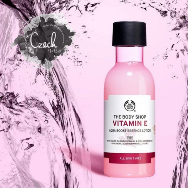 Body Shop Vitamin E Aqua Boost Essence Lotion Review Shop Poin