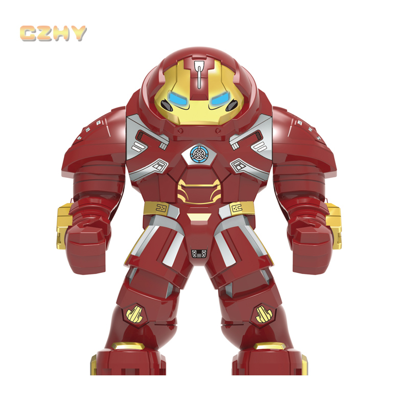 READY STOCK  Big Size Hulkbuster Large Hulk Thanos Minifigure Venom Spiderman Building Blocks Toys. 