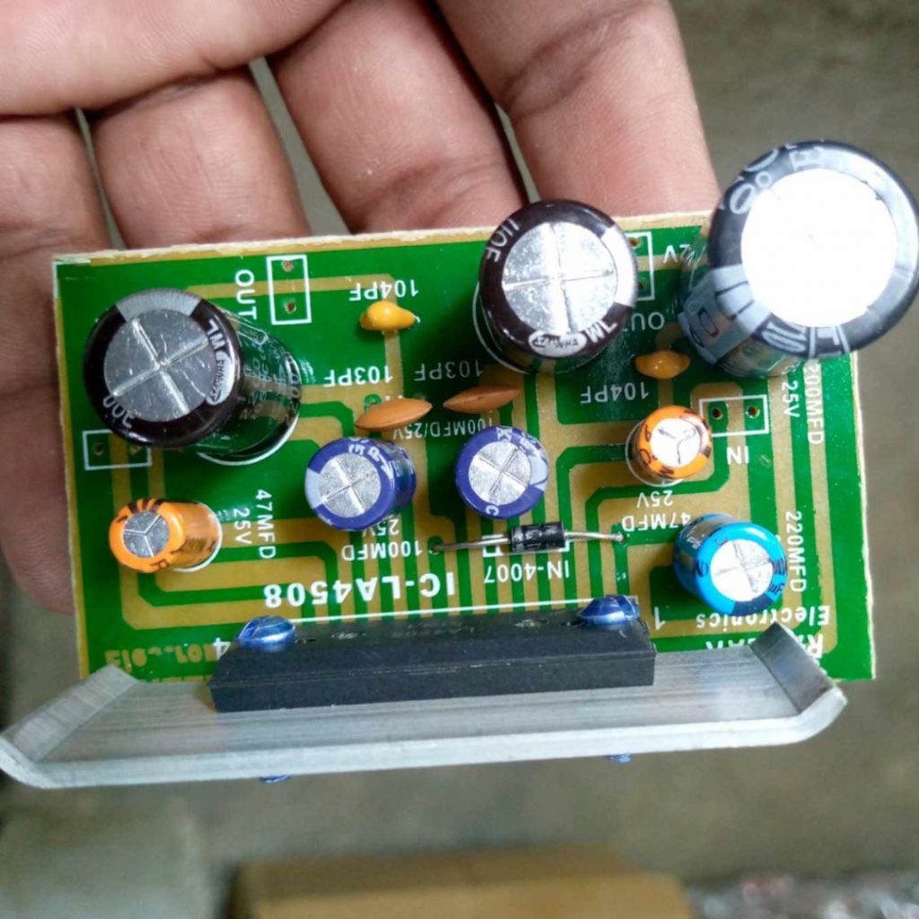 Small Board INDIAN PCB LA4508 Amplifier Circuit Board 8W Amplifier Circuit For 8W Speaker LA4508 Amplifier Board Mono Amplifiers Power 9-12V LA4508 Subwoofer Audio Amplifier Circuit. 