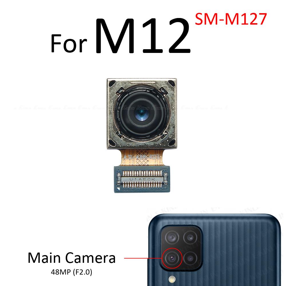 Camera Module For Samsung Galaxy M12 M127 Selfie Camera Macro Camera Main Camera Ultra Wide Camera Replacement Parts. 