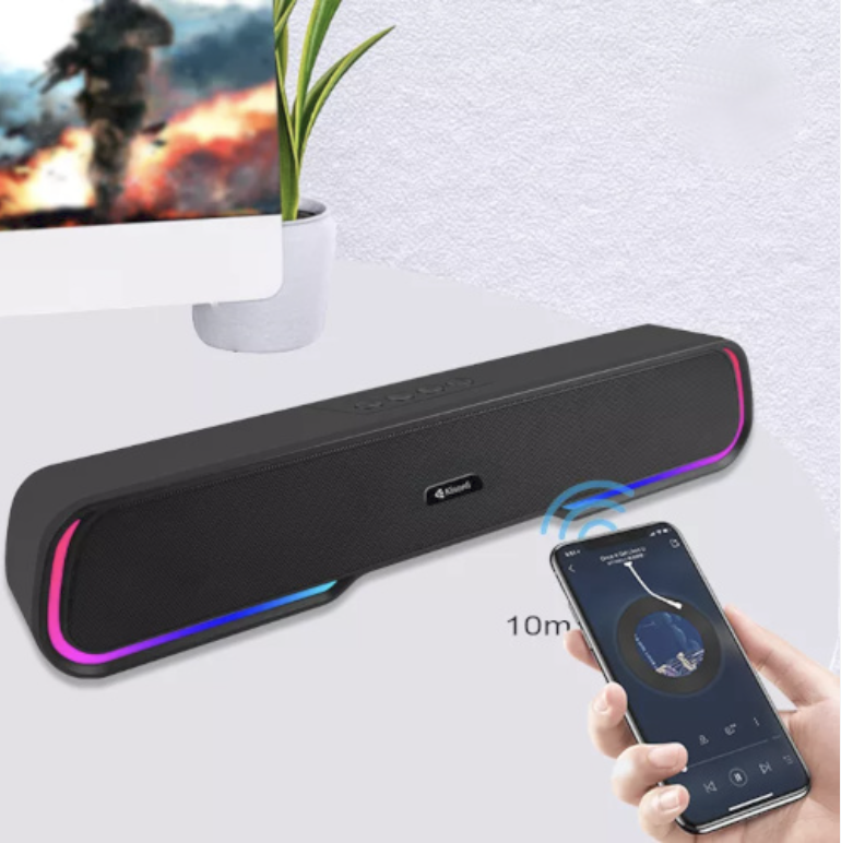 KISONLI LED-913 RGB Bluetooth Wireless Speaker Portable With Super Bass.. 