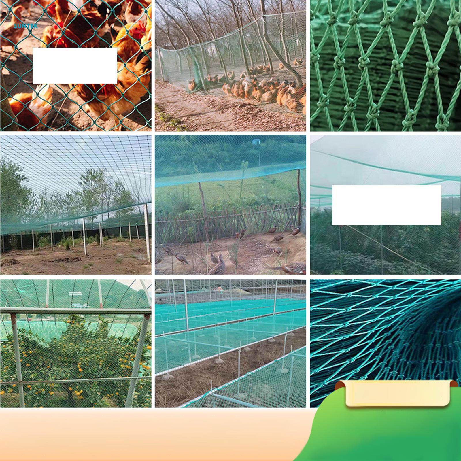 Chicken Coop Netting Cover Easy Installation Protection Farm Fence Net