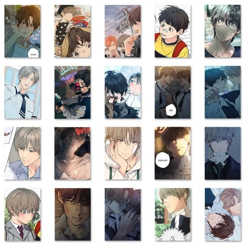 Lost in The Cloud Anime Stickers Skylar Cirrus Cartoon Sticker Korean BL Manwha Phone Case Decor Accessories Student Stationery. 