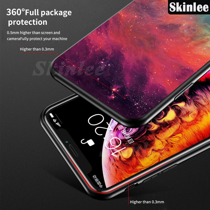 Phone case For infinix Hot 40i Back cover Couple Starry Moon Glossy Glass Meteor Start cover For infinix Hot40i 4G Cover cases. 