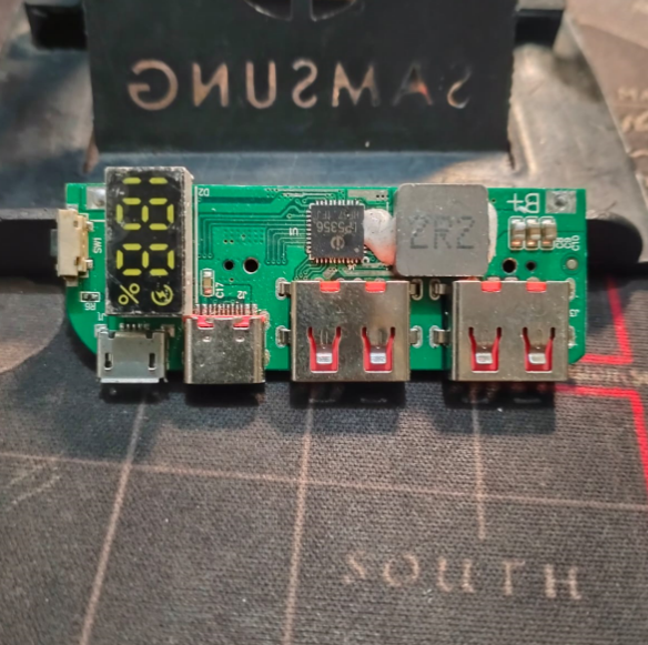 PD 22.5W ip5356 Fast Charging Power Bank Circuit With Display. 