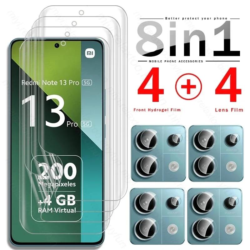 3 Pro+ Note1 Redmy3 Pro in Xiaomi Redmi 8 IN1 999D Soft Hydrogel Film Screen Protector for Note 15G 4G Camera Cover Glass 5G