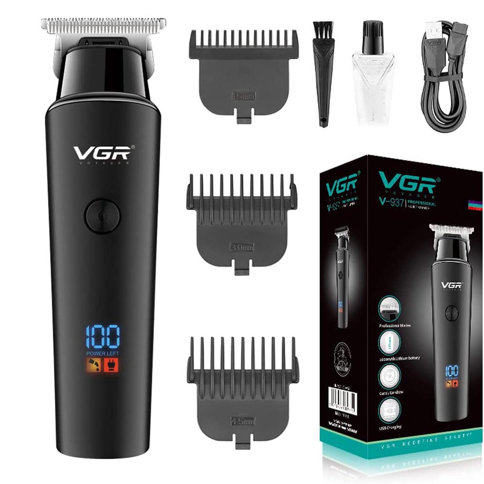 VGR V-937 Cord Cordless Hair and Beard Trimmer for Men. 