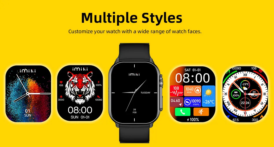 IMIKI SF1E Calling Smart Watch