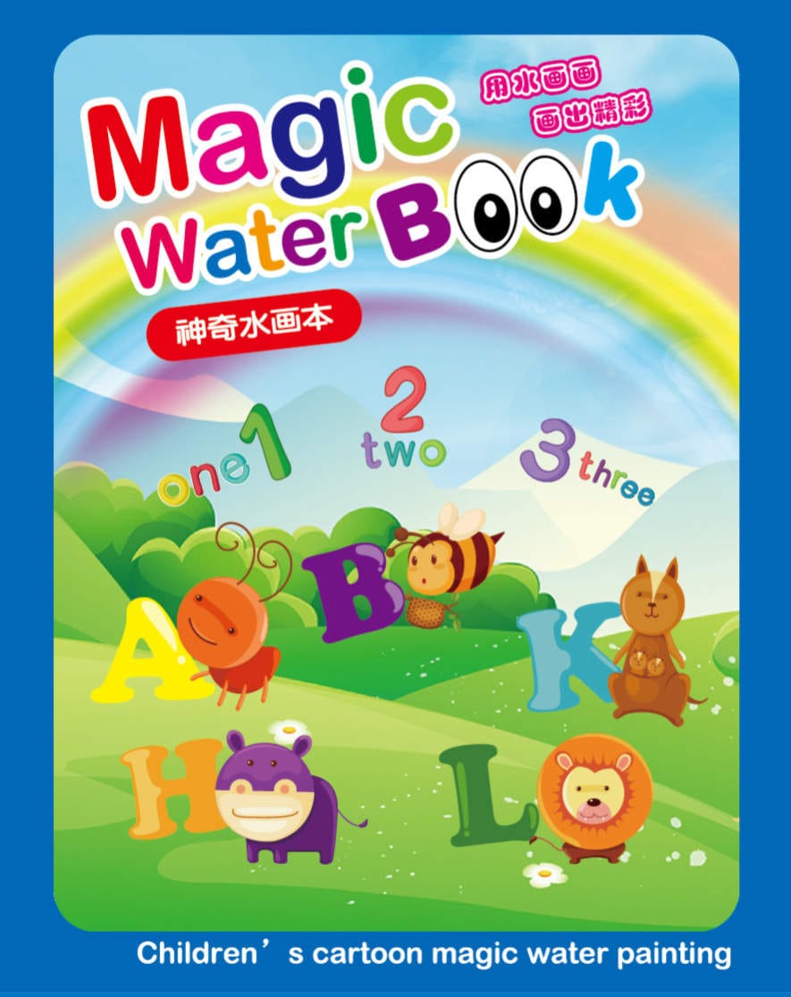 Best Reusable Kids Drawing Book - Magical Water Painting & Doodle Book | Fun & Educational Toy for Toddlers & Children - 2025 Trending Book! Ideal Early Learning Gifts. 