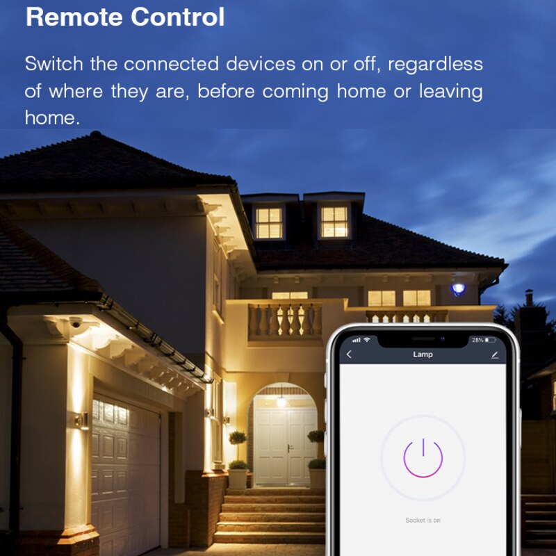 Tuya Gosund EU WiFi Smart Plug Power Monitor Function Dual Euro Smart Socket Work With Smart Life/Tuya App Google Home Alexa. 