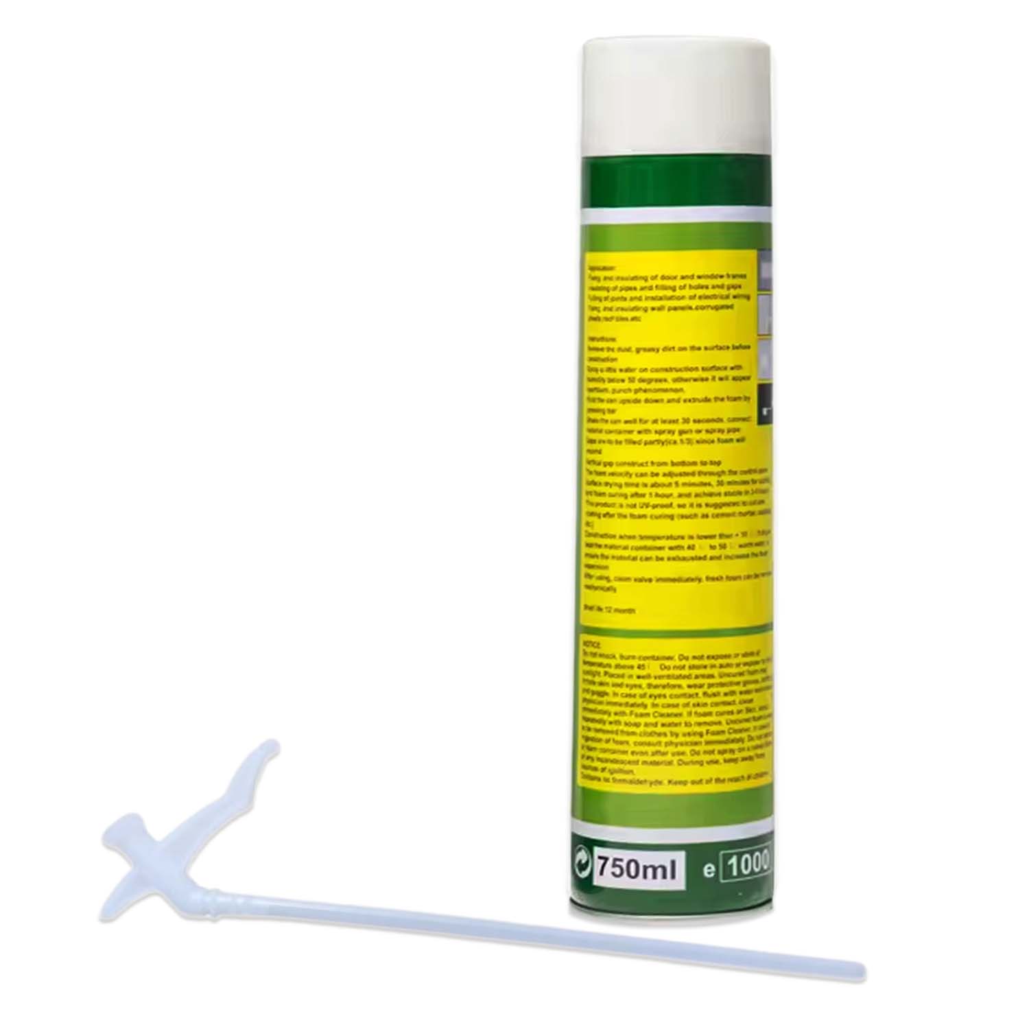 Multipurpose Expandable PU Foam Insulation Sealant Spray Like Liquid form of Cork Sheet. 