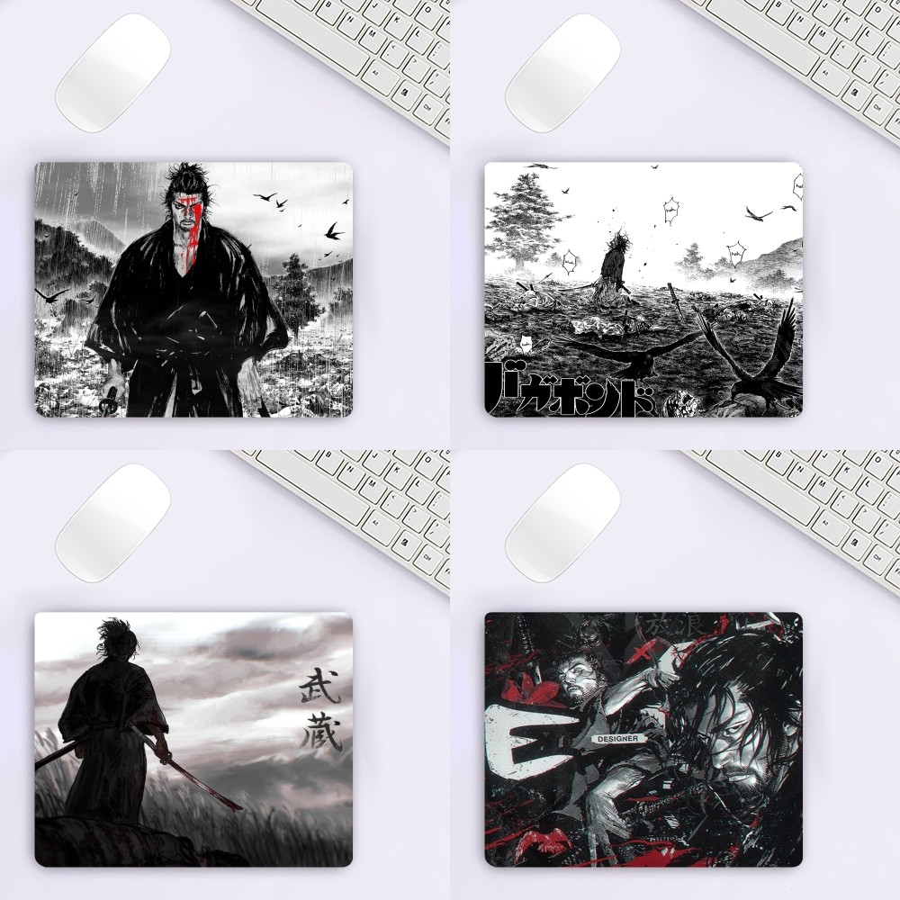 Comic Vagabond Miyamoto Musashi S Mousepad Office Large Mouse PC Small Computer Game Keyboard Rubber Anti-slip Mice Mat