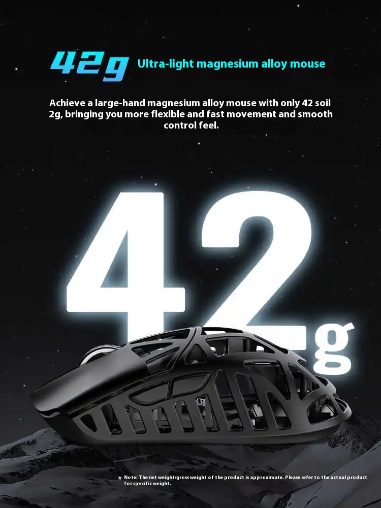 Wlmouse Beast x Max Mouse Magnesium Alloy Hollow Out Lightweight Wireless Bluetooth Mouse Fps Gaming Office Mice customized. 