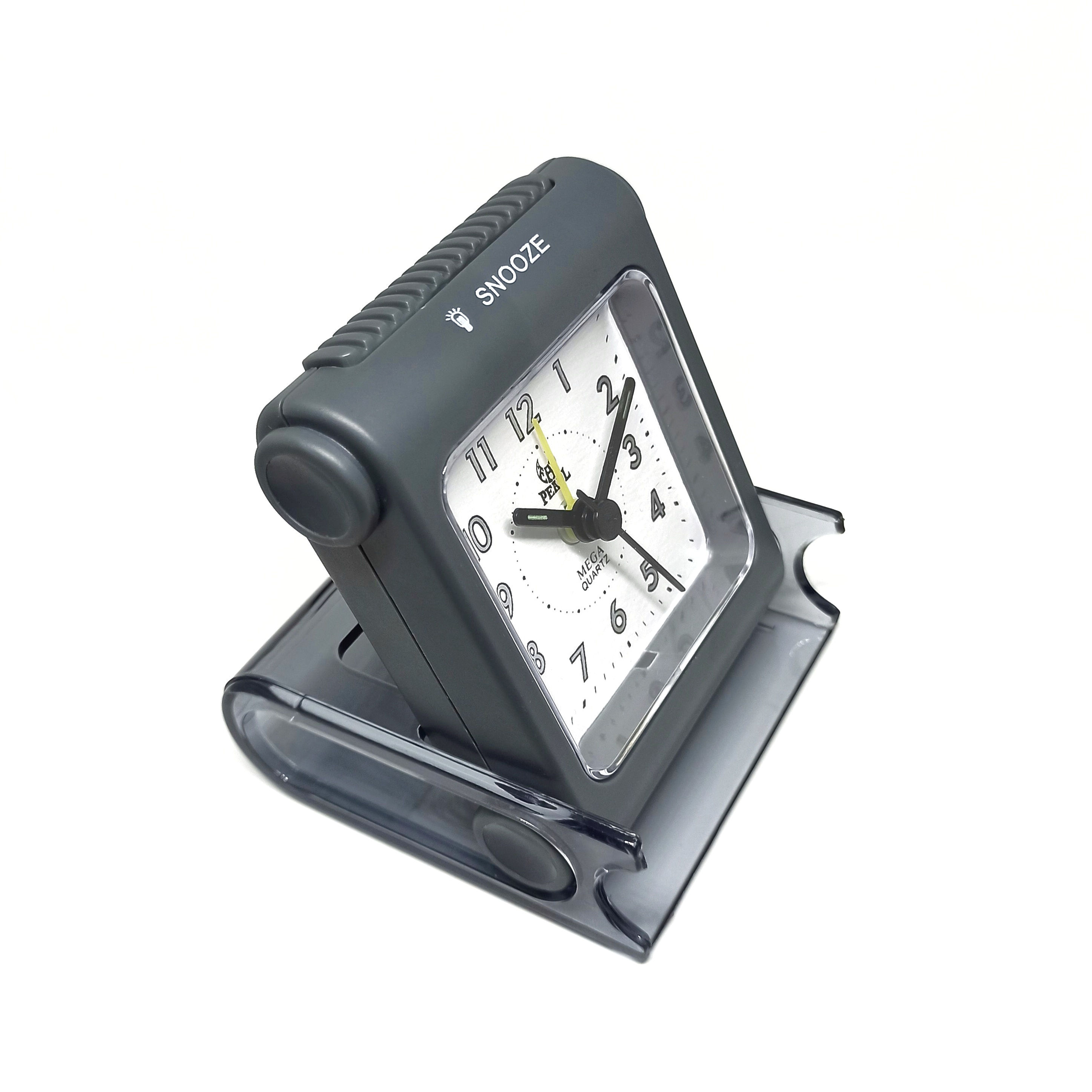 Pearl Travelling Small Analog Alarm Clock. 