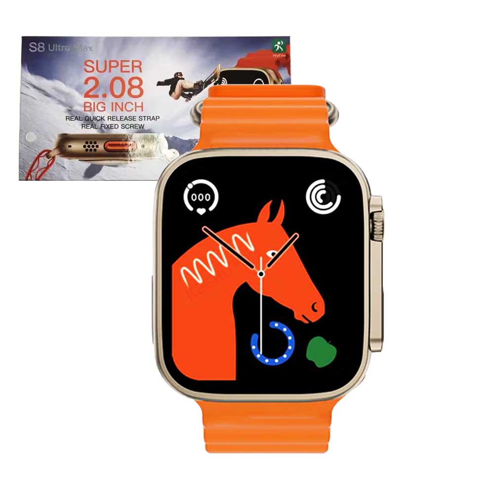 S8 Ultra Max+ Smart Watch Good For Health Monitoring / S8 Ultra Max Smart Watch. 