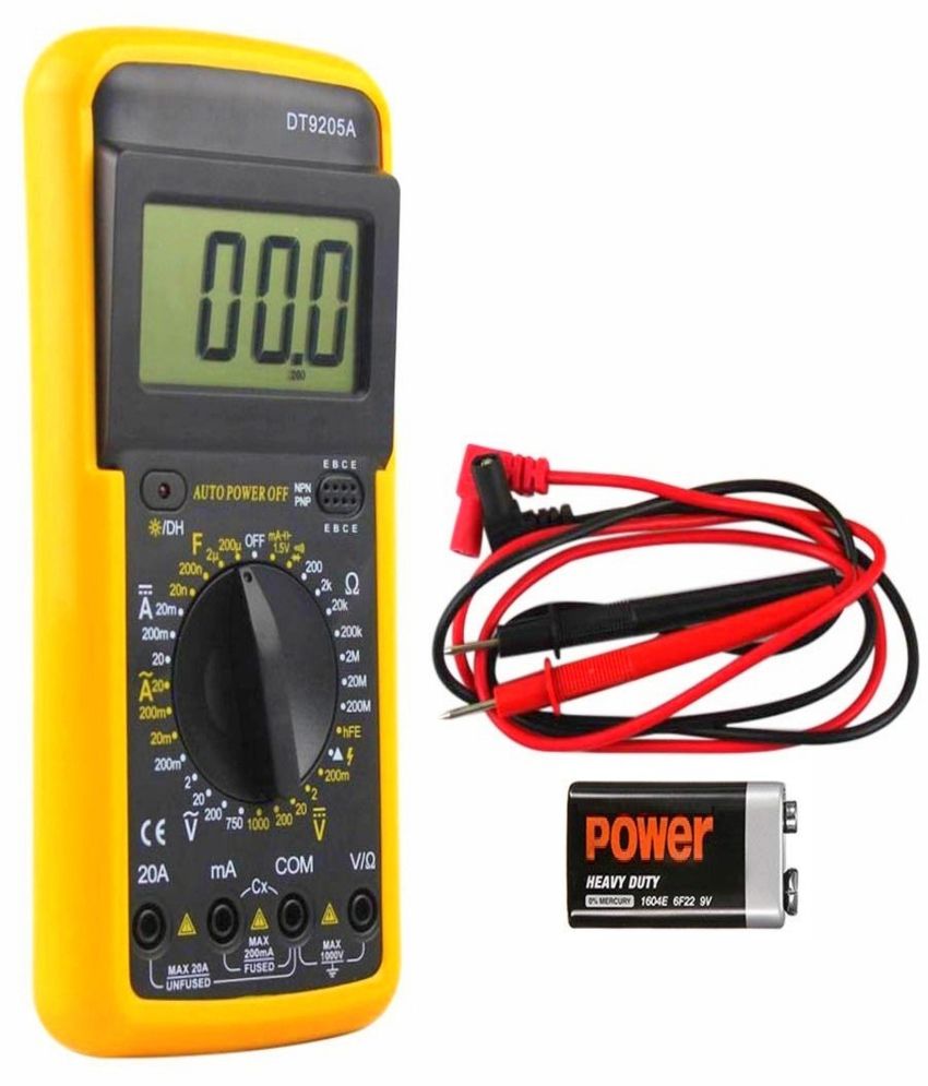 Digital Multimeter DT-9205A - Kings Trading