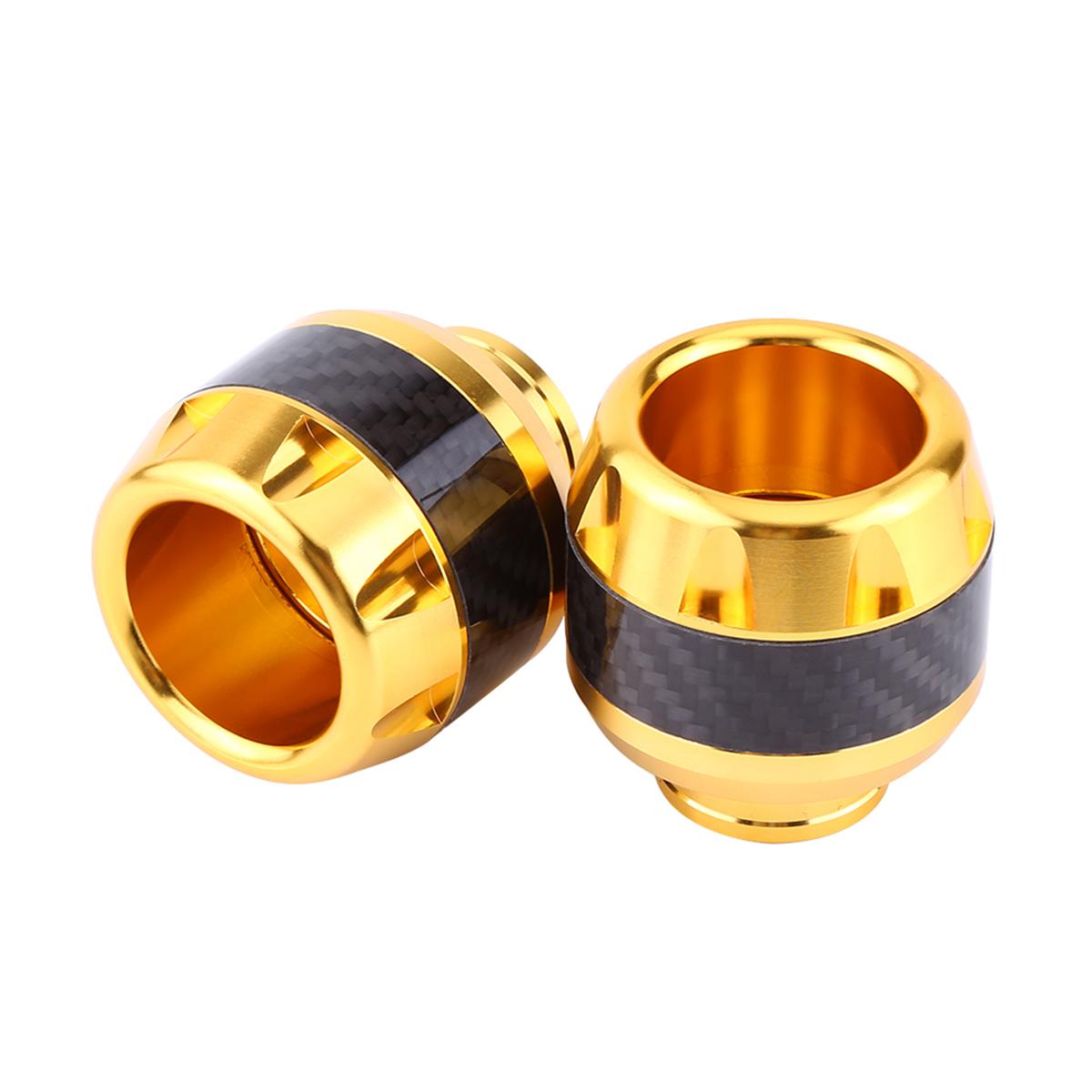 1 Pair of Carbon Fiber Motorcycle Motocicleta Front Fork Frame Sliders Crash Protection Motocross High Quality