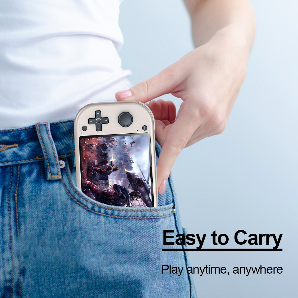 M17 Retro Game Mini Handheld Video Game Console Emuelec Retro Video Game Console 4.3 Inch 480*272 LCD Screen Built-in Game. 
