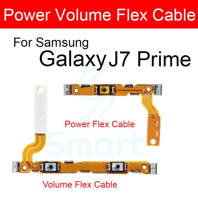 Samsung Galaxy J7 Prime SM-G610 Power and Volume Button Flex Cable Ribbon Replacement Repair