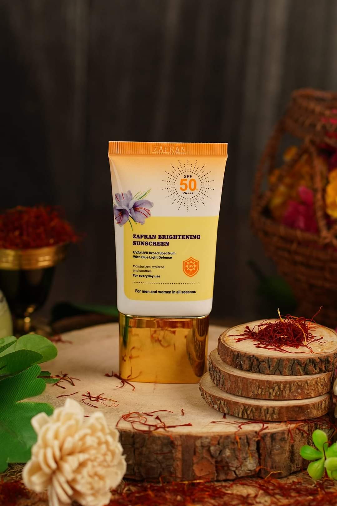 Zafran Brightening Sunscreen – 30g