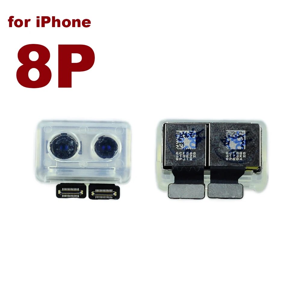 Original Back Main Rear Camera Module for iPhone 6 6 Plus 6S 6S Plus 7 7 Plus 8 8 Plus Flex Cable Ribbon 100% Tested. 