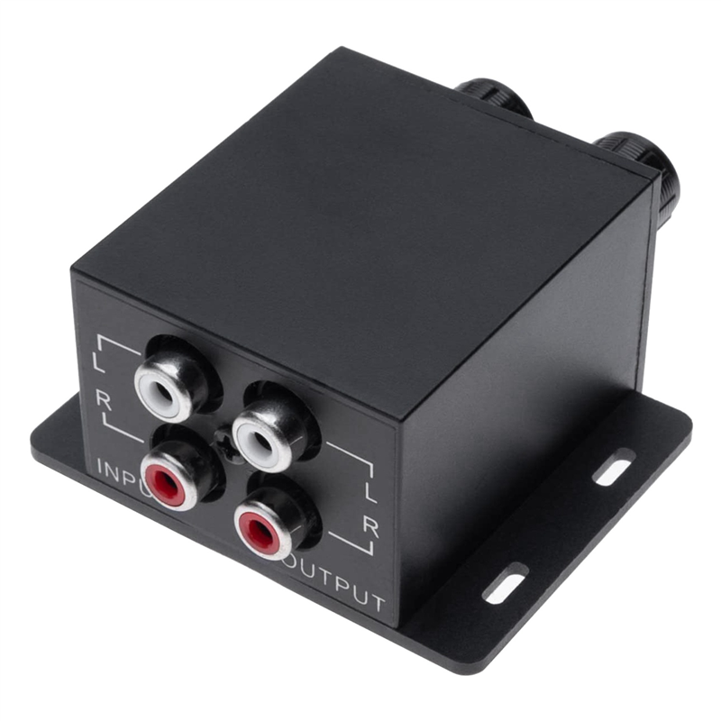 NAMUNY 2X Universal Car Audio Amplifier Bass RCA Level Remote Volume Control Knob,It is Suitable for Most of the Cars. 