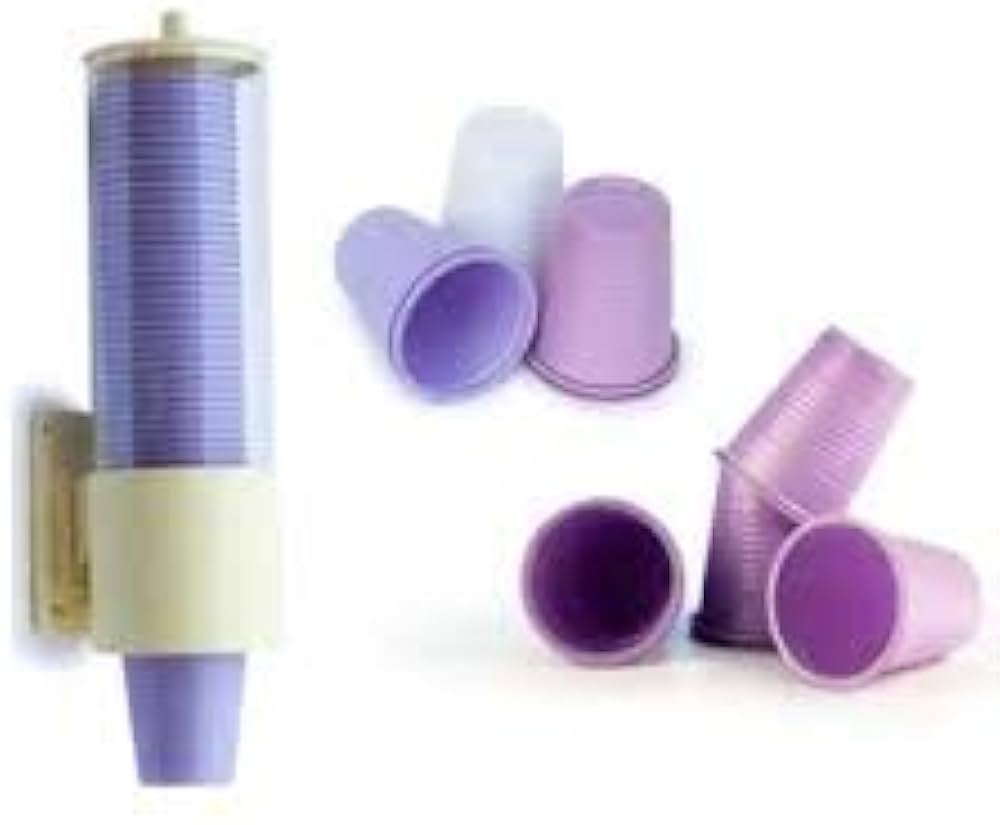 Oro Drinking Cup Dispenser (Cup Dispenser is of high quality,made of sturdyplastic,with smart look and style)