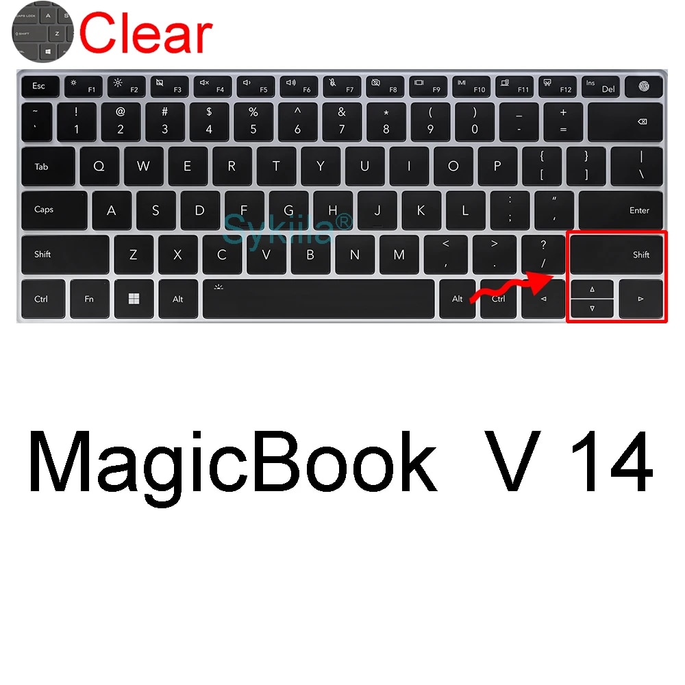 Keyboard Cover for Honor MagicBook V 14 X 14 15 16 SE X Pro Hunter V700 Laptop Notebook Protector Skin Case Film Silicone 13. 